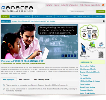 Panacea Online Educational ERP